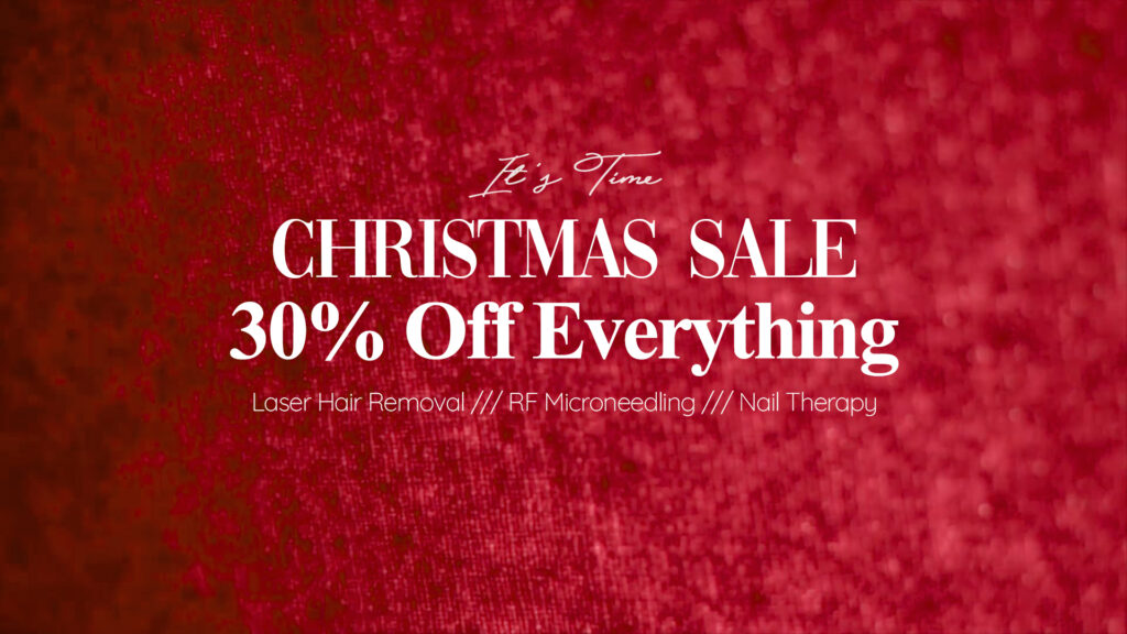 Light Touch Laser Spa NYC Laser Hair Removal Christmas Sale 30% off on everything banner 3